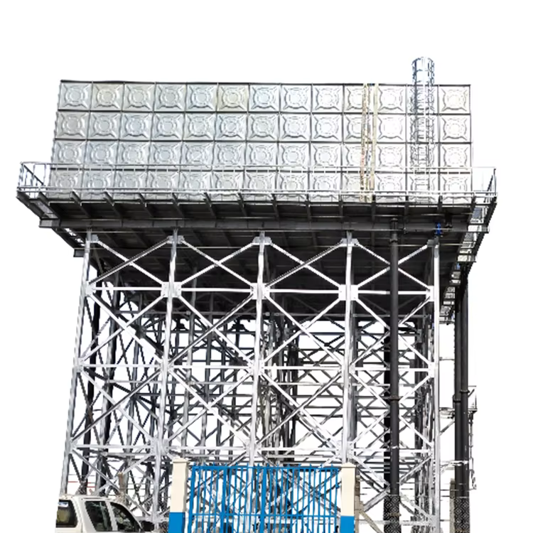 Raised Steel Water Tanks